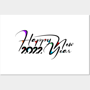 Happy New Year 2022 Posters and Art